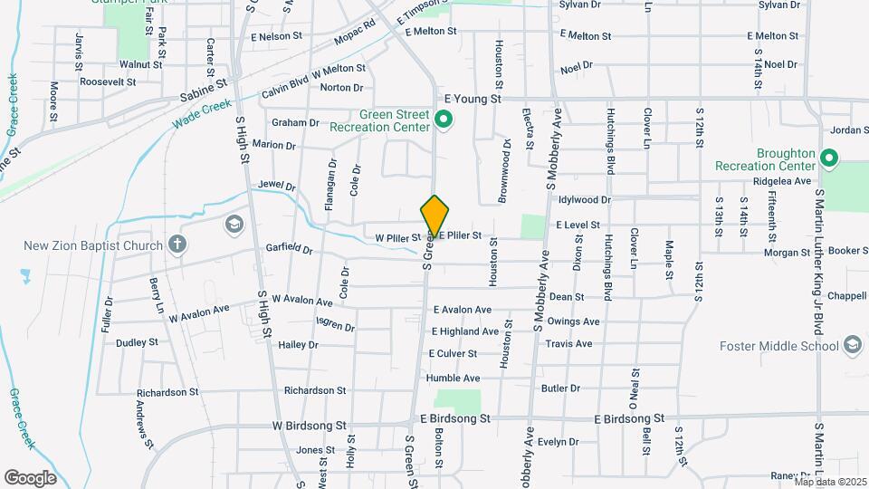 1100 S Green St Map and Location Details