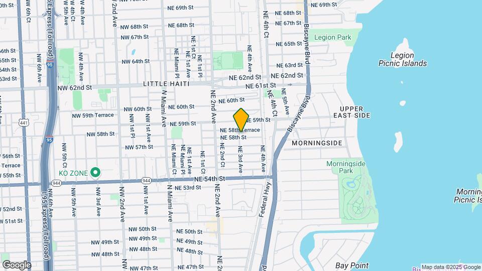 305 NE 58th St Map and Location Details