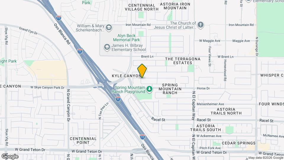 9121 Little Horse Ave Map and Location Details