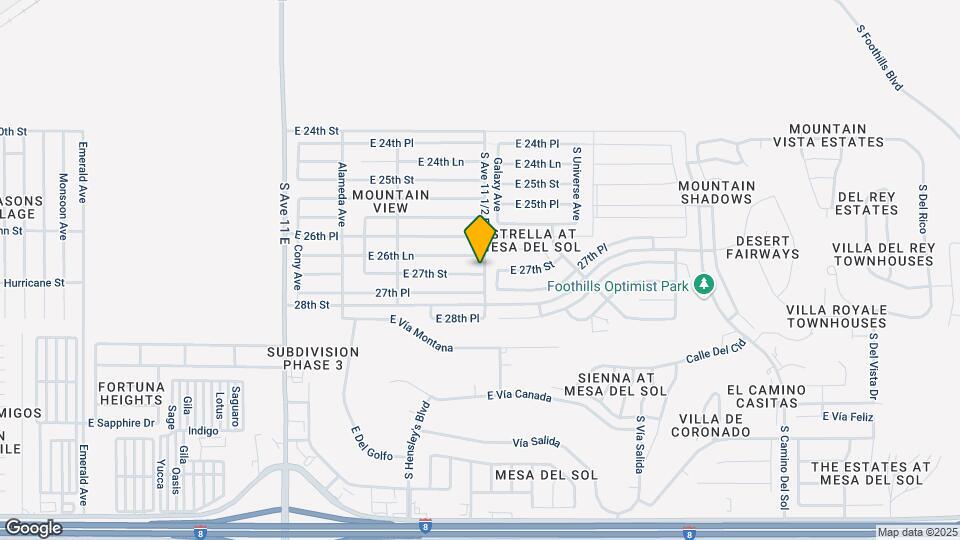 11484 E 27th St Map and Location Details