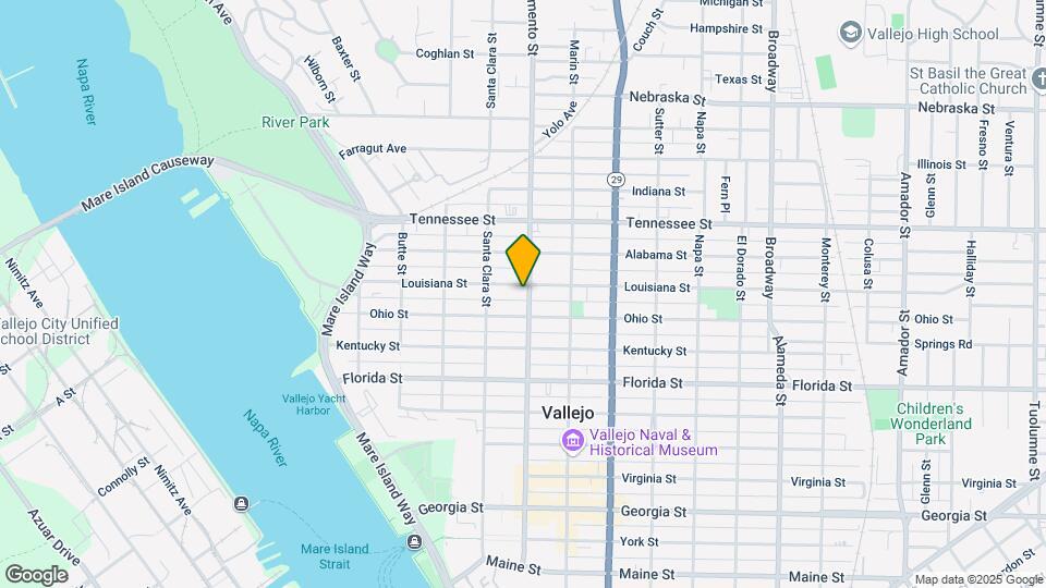 1119 Sacramento St Mapa y Detalles de la Ubicación