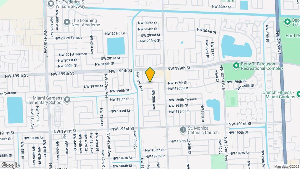 3800 NW 197th St Map and Location Details