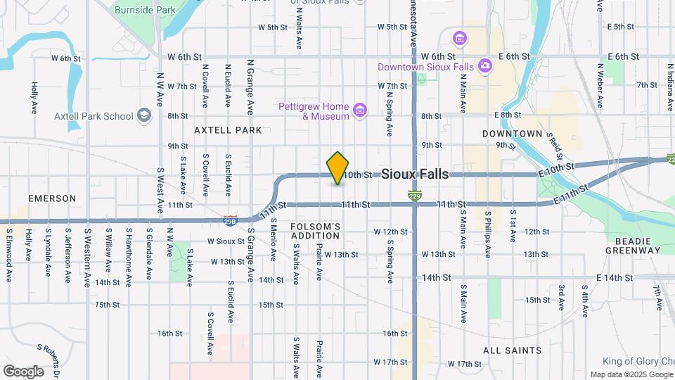 217 S Summit Ave Map and Location Details