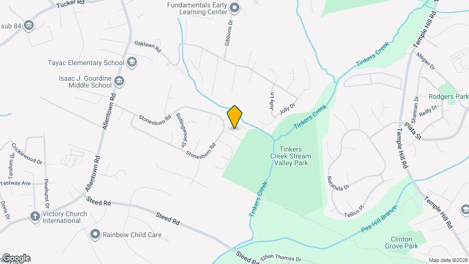 3804 Charred Oak Dr Map and Location Details