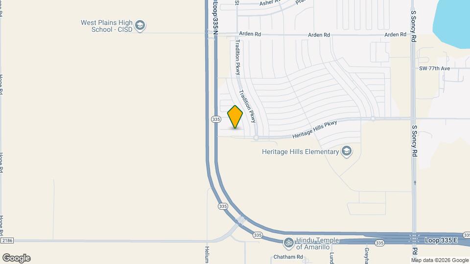 9907 Otis Ct Map and Location Details