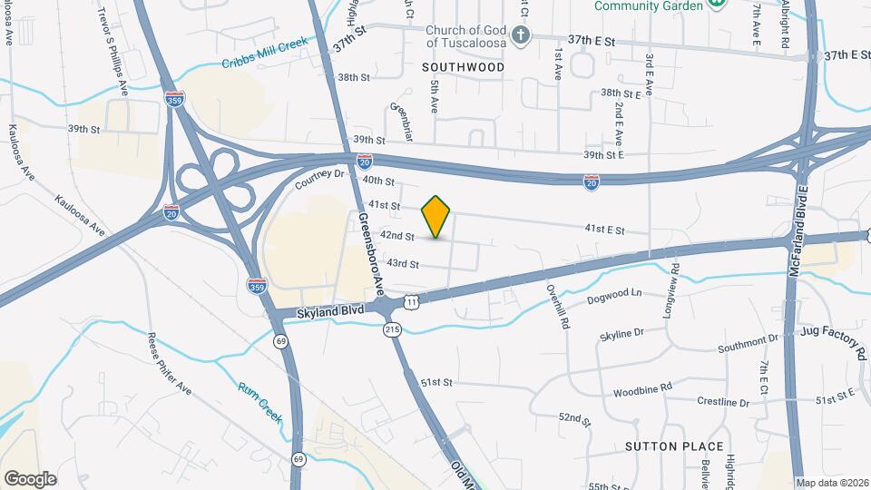 509 42nd St Map and Location Details