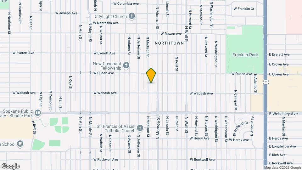 4924 N Madison St Map and Location Details