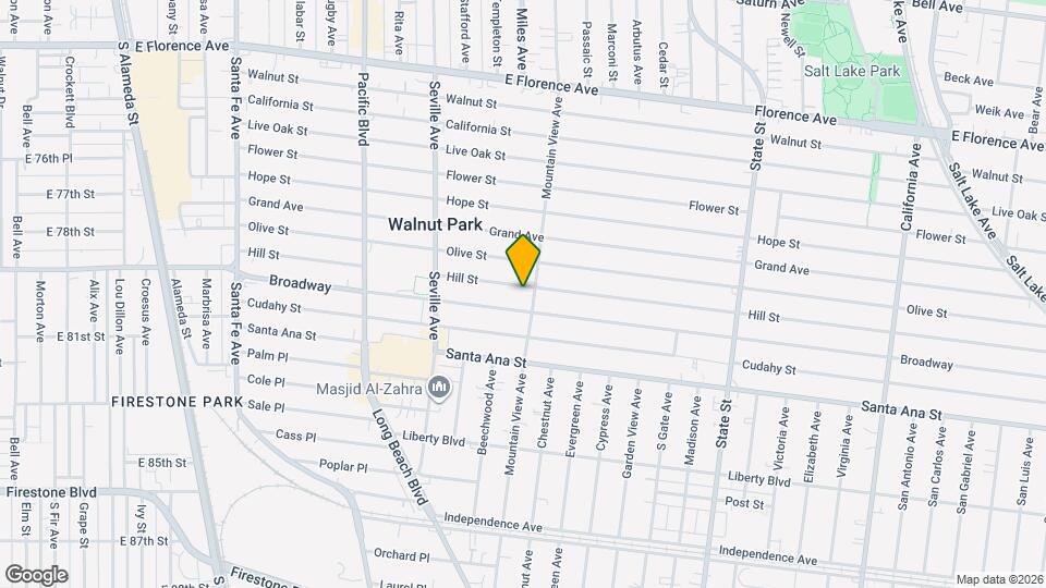 2844 Hill St Map and Location Details