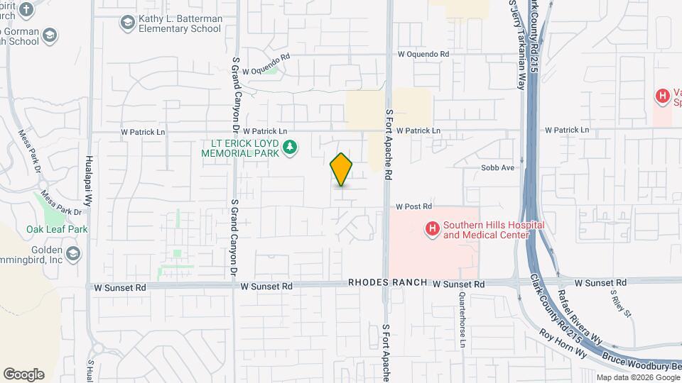 9525 Van Halen Ln Map and Location Details