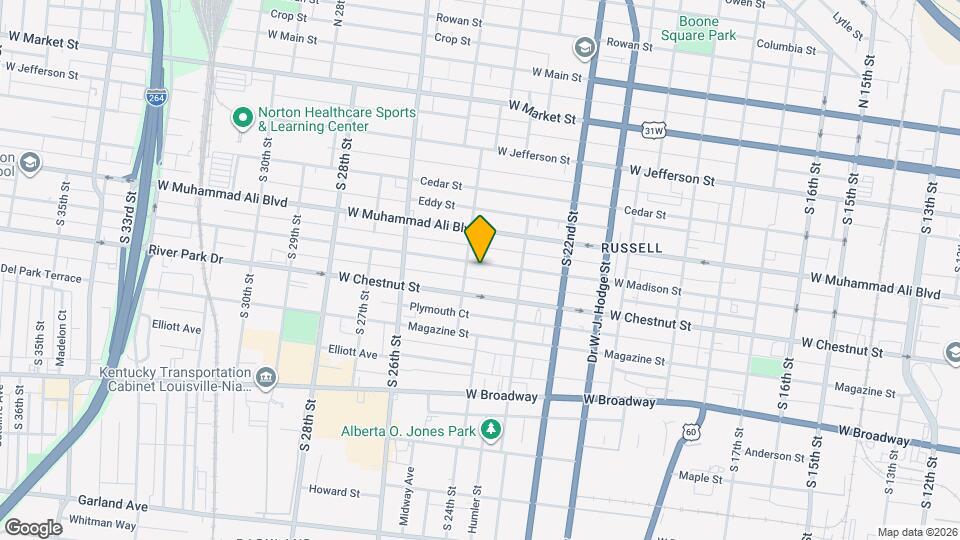 2338 W Madison St Map and Location Details