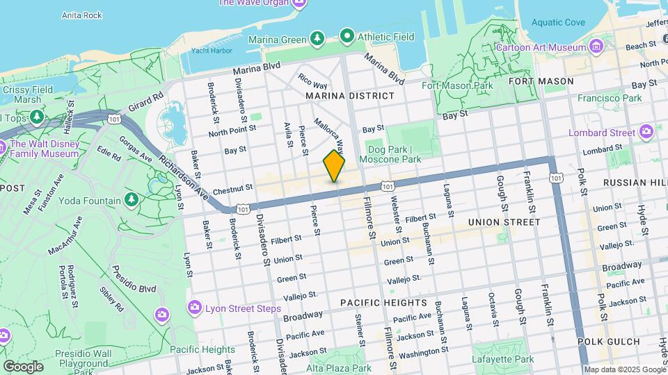 3315 Steiner St Map and Location Details