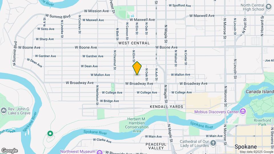 1833 W Mallon Ave Mapa y Detalles de la Ubicación