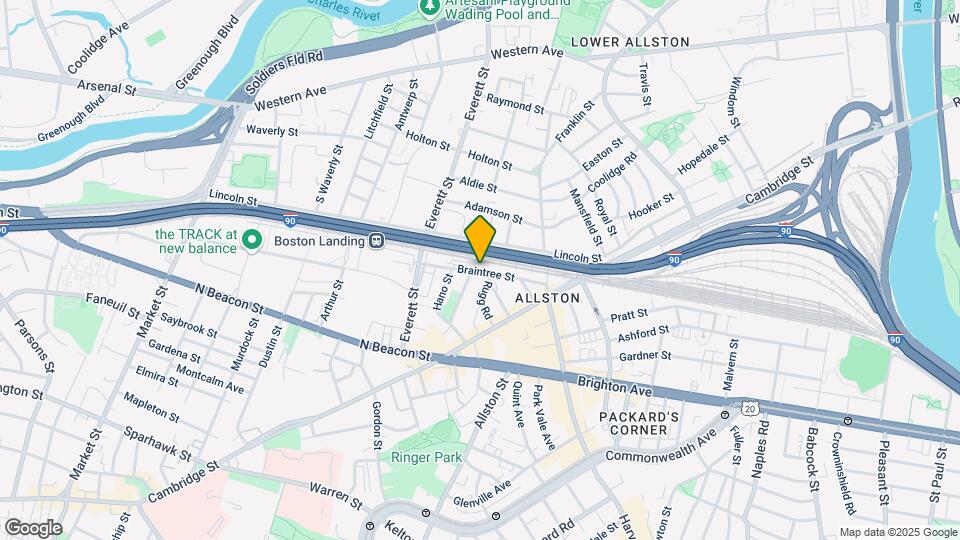 75 Braintree St Map and Location Details