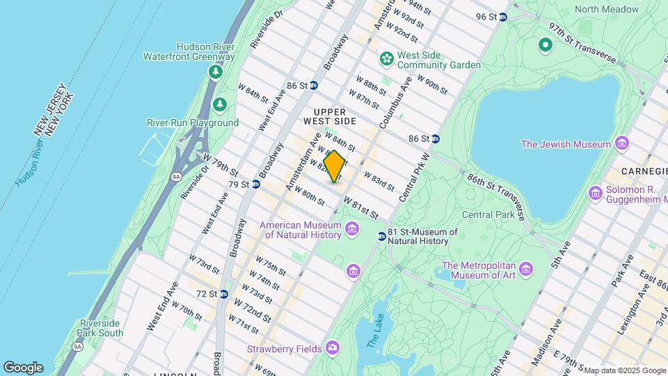 119 W 81st St Map and Location Details