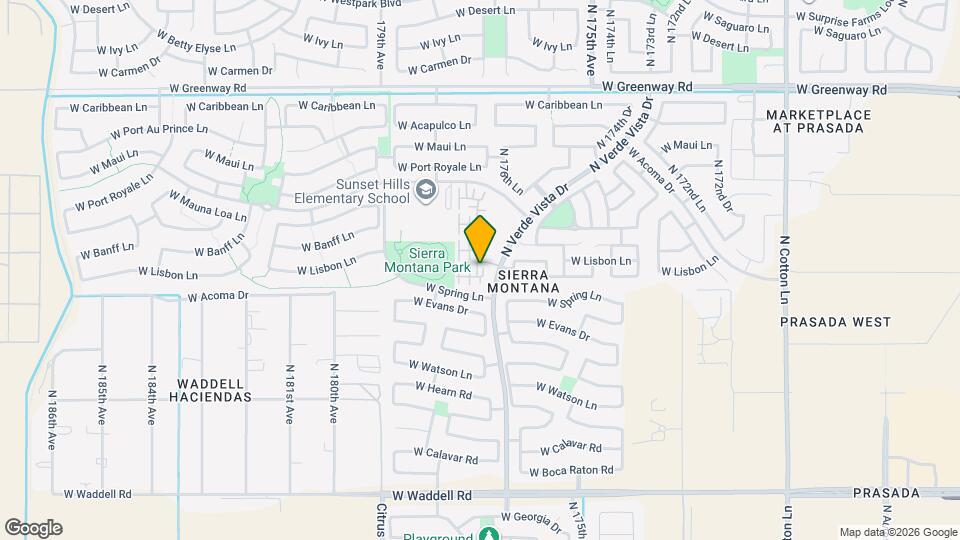 17694 W Mandalay Ln Map and Location Details