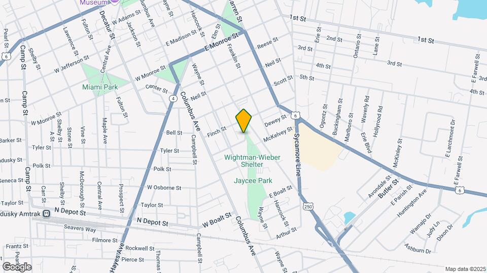 1229 Baltimore St Mapa y Detalles de la Ubicación