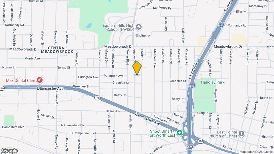 2607 Yeager St Map and Location Details