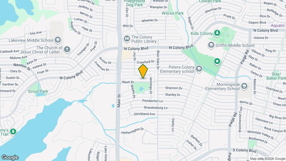 4813 Nash Dr Map and Location Details