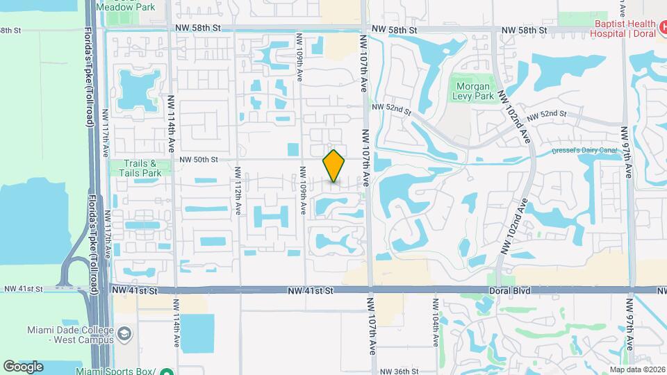 4847 NW 108th Ct Map and Location Details