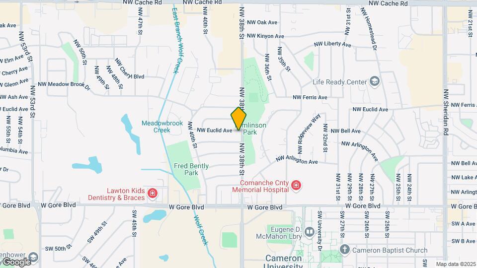 3802 NW Euclid Ave Map and Location Details