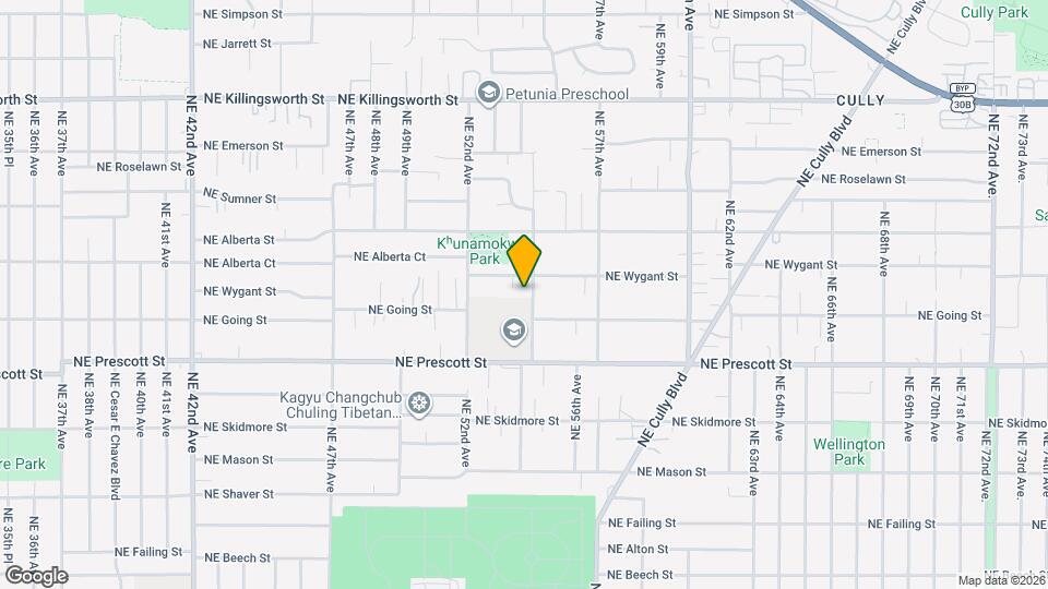 4701 NE 55th Ave Mapa y Detalles de la Ubicación