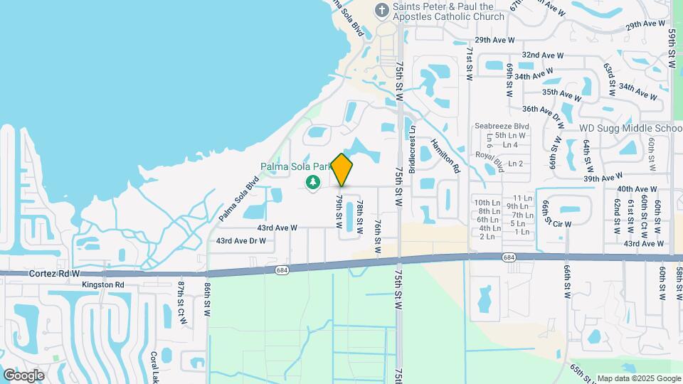 7832 40th Avenue Dr W Map and Location Details