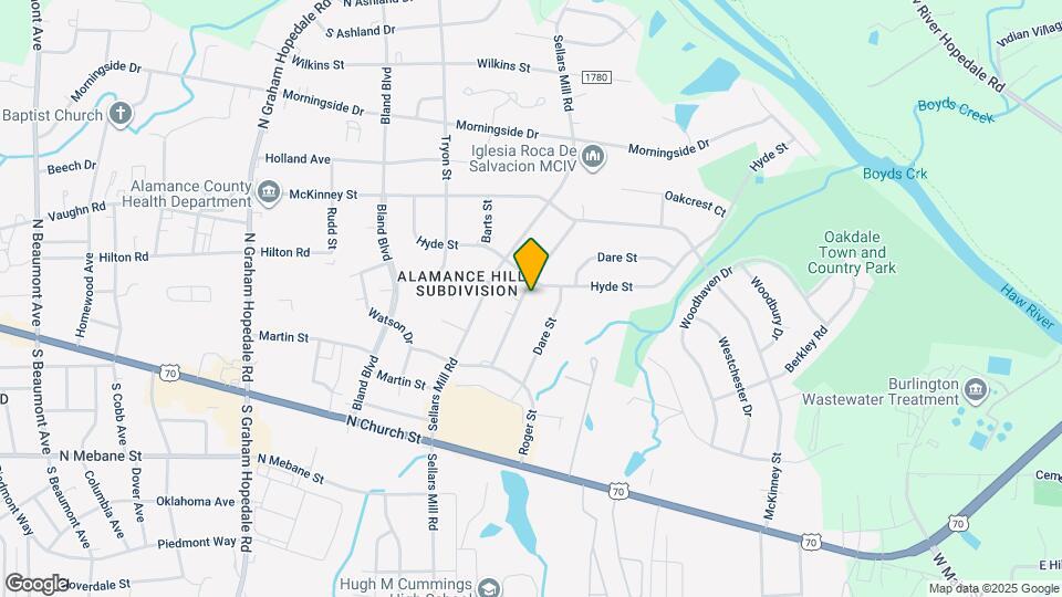 345 Hale St Map and Location Details