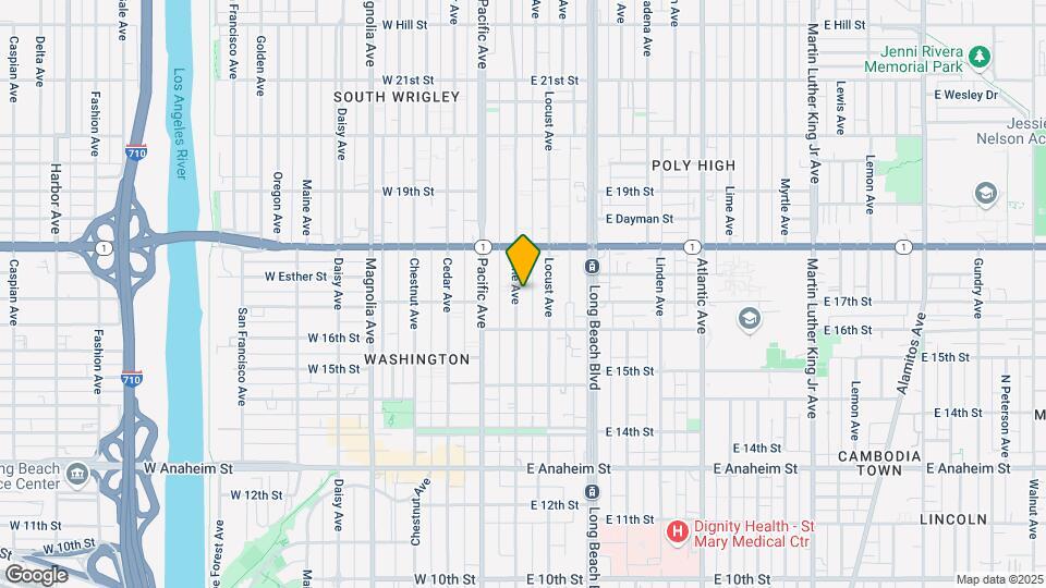 1708 Pine Ave Mapa y Detalles de la Ubicación