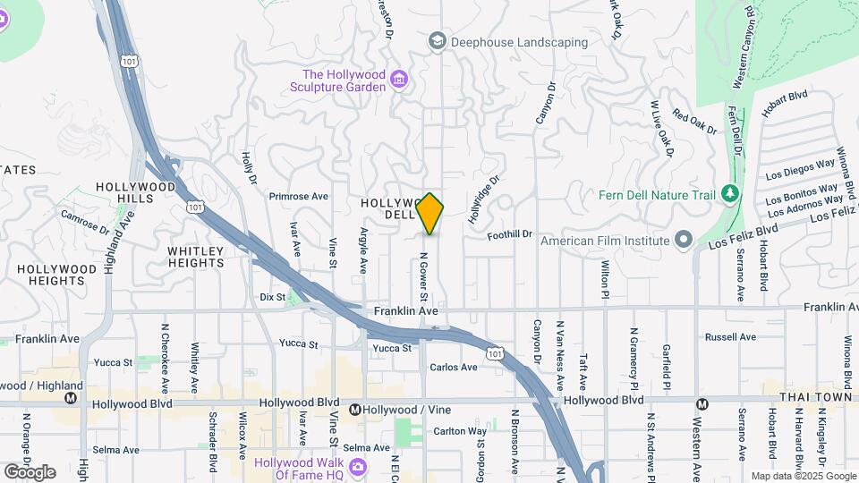 2021 N Beachwood Dr Map and Location Details