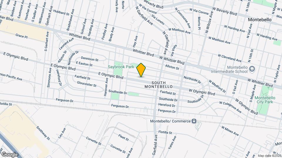 6457 E Olympic Blvd Mapa y Detalles de la Ubicación