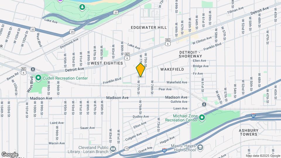 1925 W 77th St, Unit 2 Map and Location Details