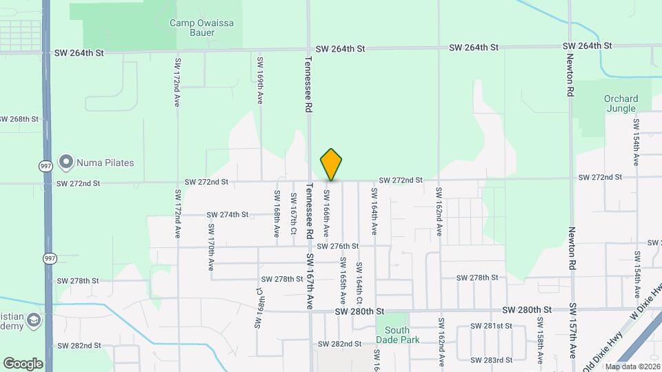 16520 SW 272nd St Map and Location Details