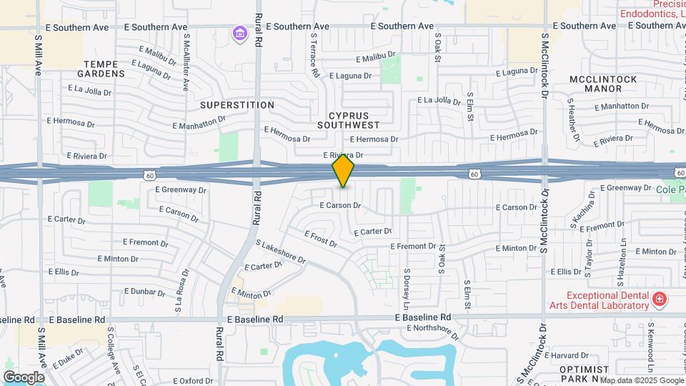 4414 S Terrace Rd Map and Location Details