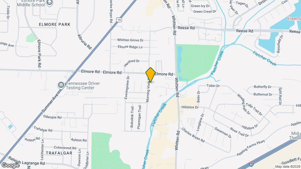 2322 Morning Vista Dr Map and Location Details