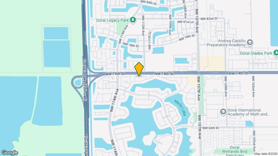 11210 NW 73rd Terrace Map and Location Details