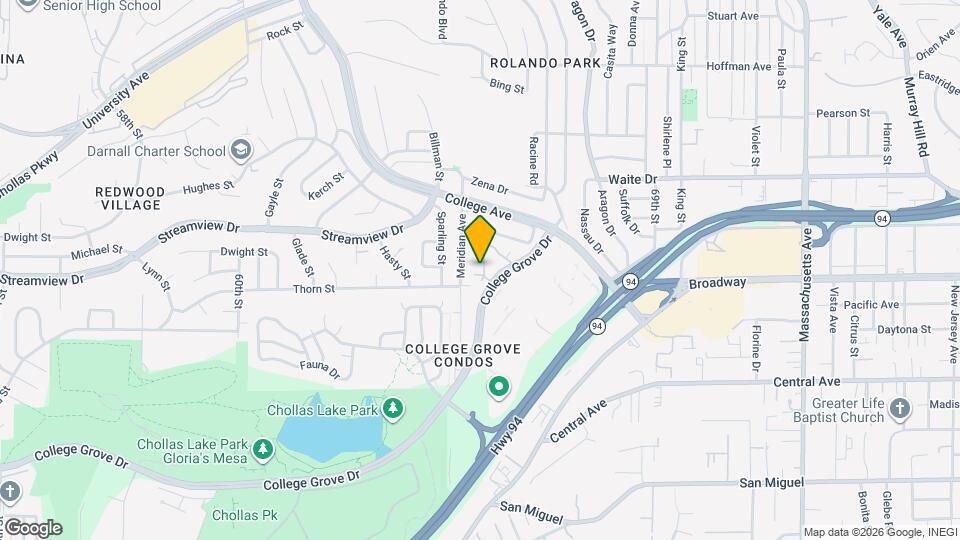 6510 College Grove Dr Mapa y Detalles de la Ubicación