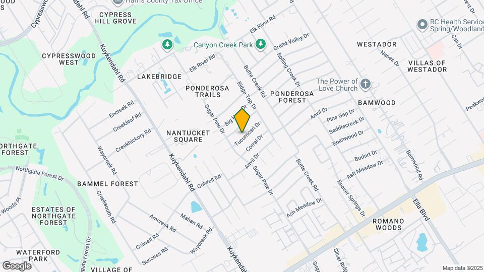 1906 Tucumcari Dr Mapa y Detalles de la Ubicación