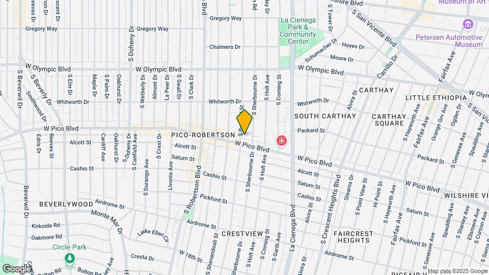 1236 S Bedford St Map and Location Details