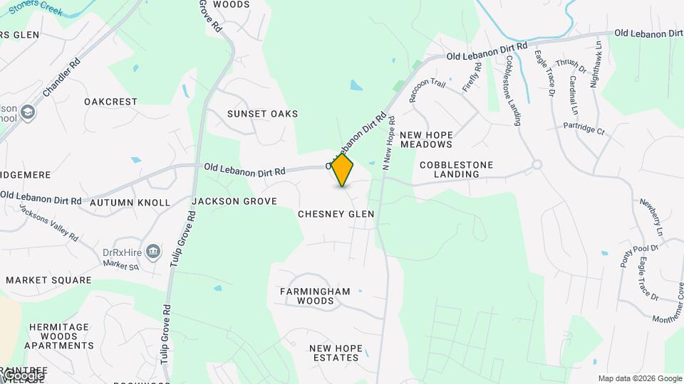 4232 Chesney Glen Dr Map and Location Details