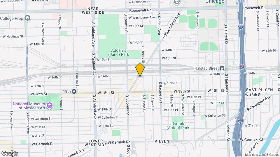 1605 S Blue Island Ave Mapa y Detalles de la Ubicación