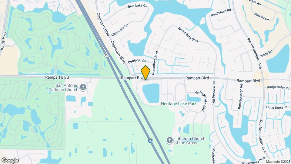 25225 Rampart Blvd Map and Location Details