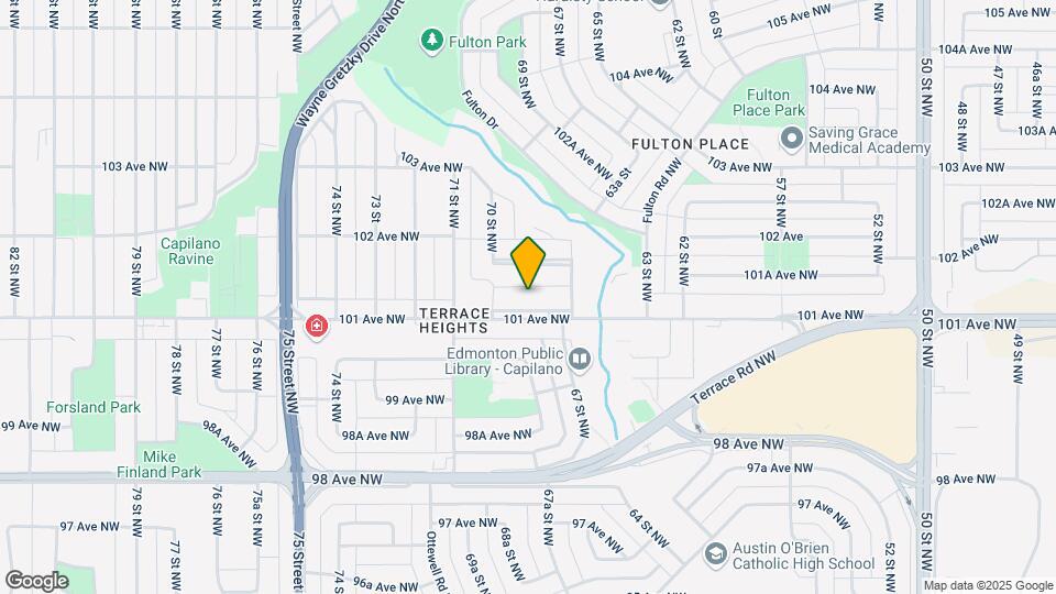 6920 101 Ave NW Map and Location Details