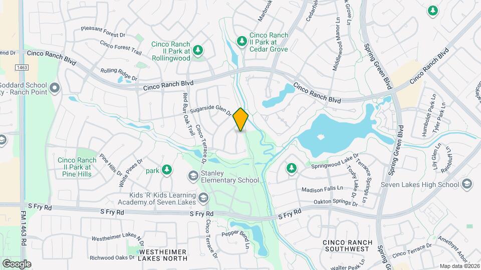 10410 Mossback Pine Rd Map and Location Details