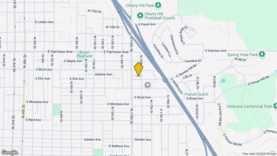 1515-1519 E Elm Ave Map and Location Details