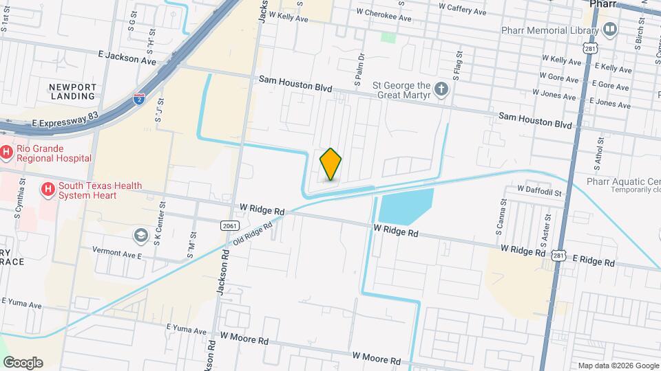 1101 Pecan St Map and Location Details