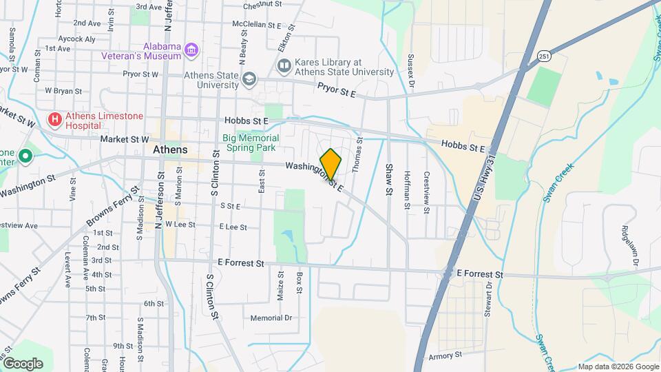 702 Washington St E Map and Location Details