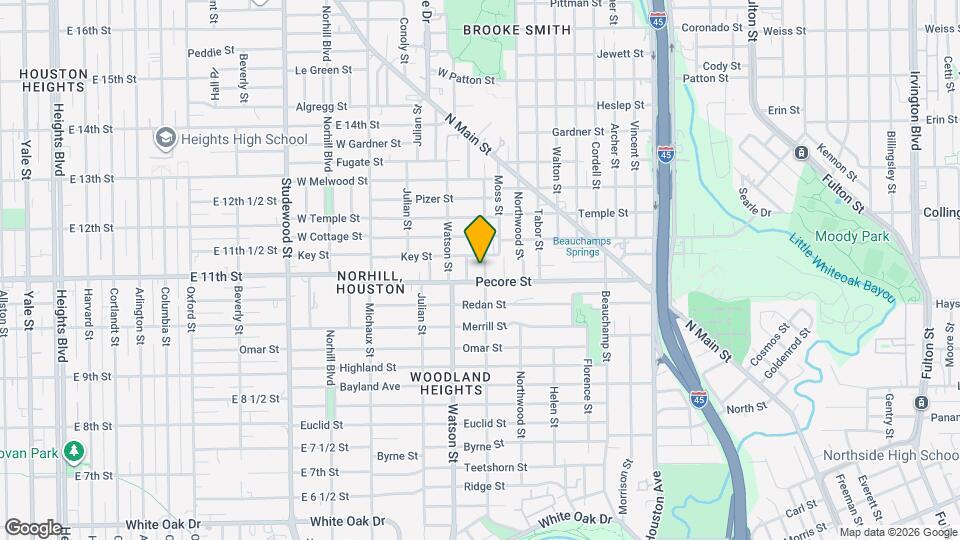 3709 Reagan St Map and Location Details
