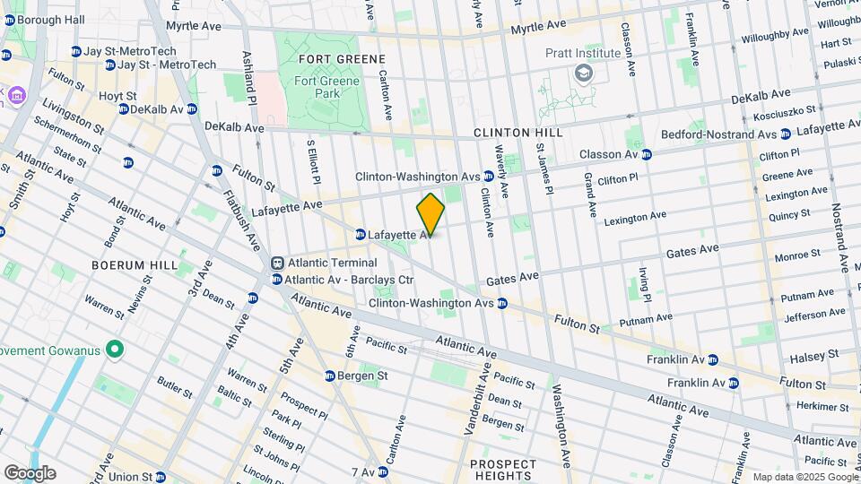405 Adelphi St Mapa y Detalles de la Ubicación