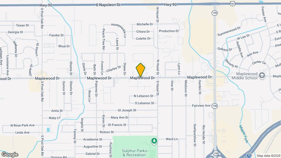 3505 Maplewood Dr Map and Location Details