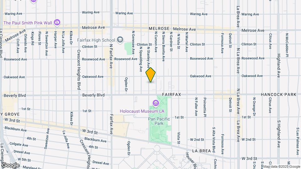340 N Stanley Ave Map and Location Details